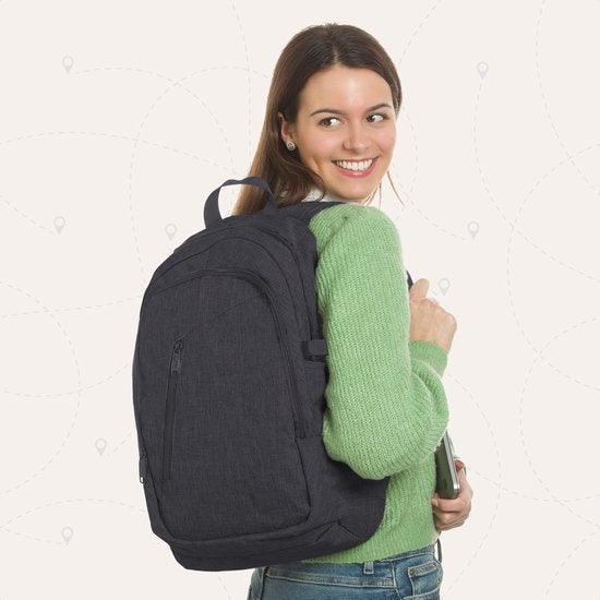 TRVLMORE Sac à dos - 25L - 15.6 inch - Sac à dos pour ordinateur portable - Sac d'école - Unisex - Splashproof Black