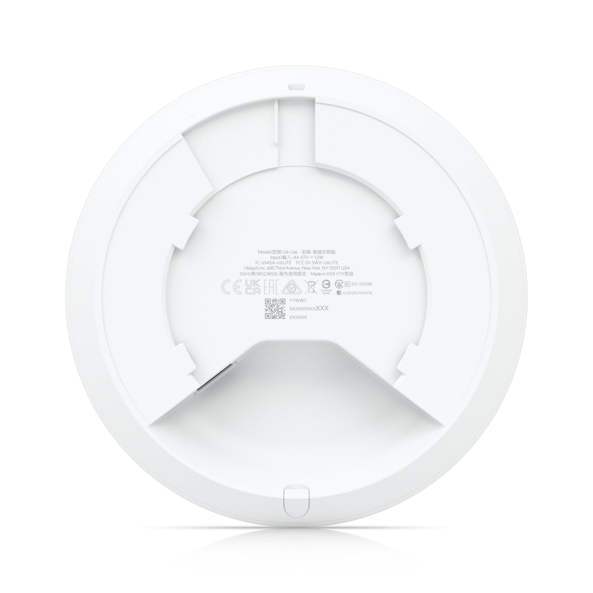 Point d'accès Wi-Fi 6 Ubiquiti UniFi 6 Lite U6-Lite – 1 500 Mbit/s – Couverture de 115 m² – PoE – Blanc