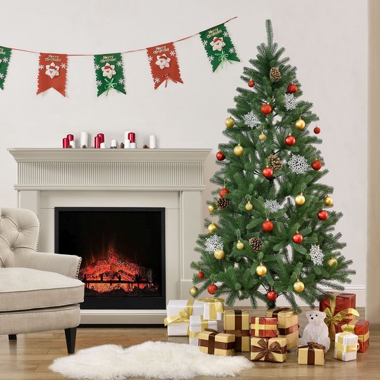 Sapin de Noël Talvi - 180 x 102 cm - socle inclus