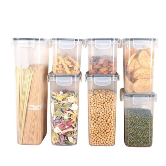 Boîtes de rangement Ceruzo - 7 boîtes de rangement avec couvercle