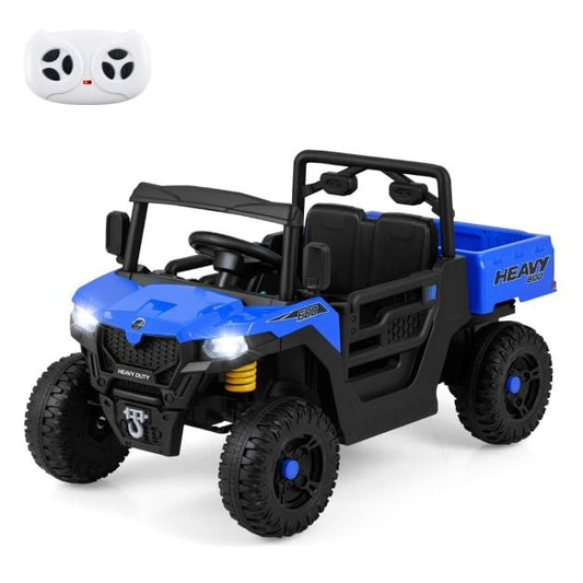 Coast Electric Child Car 12V - Voiture à bascule avec télécommande 106 x 60 x 59 cm - Bleu foncé