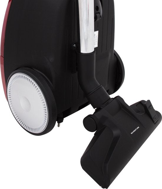Inventum ST306RZA - Aspirateur avec sac - 3 litres - HEPA 13 - Longueur du cordon 7 mètres - Rouge
