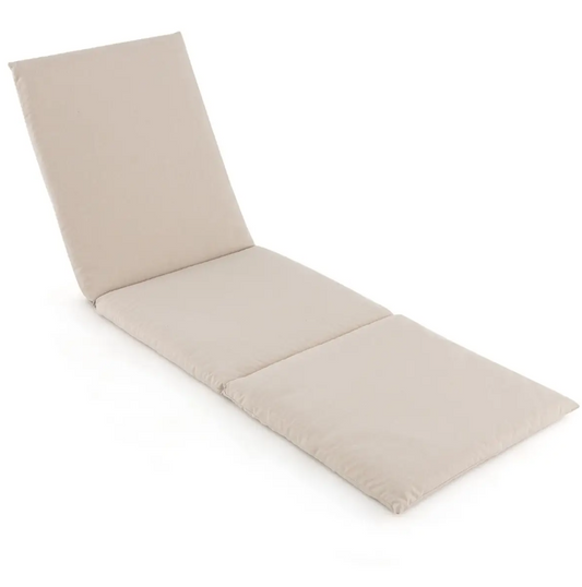 Coussin de chaise longue Coast - Tapissé - 82 x 59 x 4,5 cm - Beige