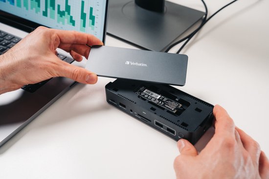 Verbatim CDS-15SSD USB 3.2 Gen 1 (3.1 Gen 1) Type-C filaire Noir, Gris