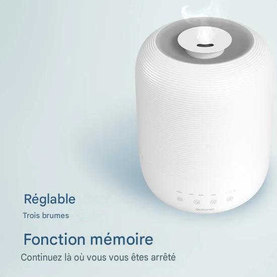 Auronic Humidificateur - 3L - Convient pour la chambre à coucher, la chambre de bébé, le bureau, le salon et plus encore - Humidificateur - Sans BPA - Blanc