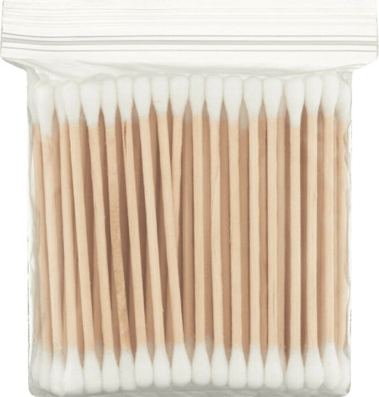 Cotons-tiges en bois - 100 pièces