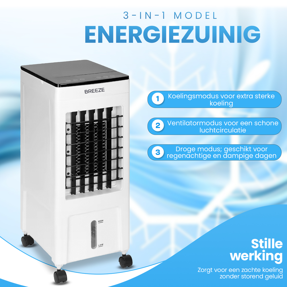 Climatiseur mobile Breeze 2.0 - 10 000 BTU - 35 x 30 x 68 cm - Blanc