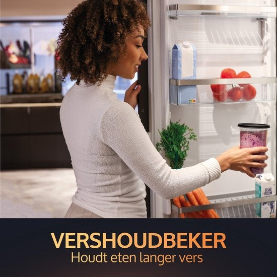JAP Appliances - Mixeur manuel ForceBlend F1 - 1200 W et 800 ml - équipé de 21 vitesses et de couteaux en titane - pour les smoothies et les aliments pour bébés - acier inoxydable argenté