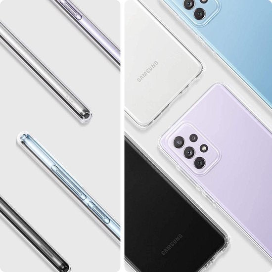 Spigen Liquid Crystal Coque arrière adaptée pour Samsung Galaxy A72 étui - Transparent