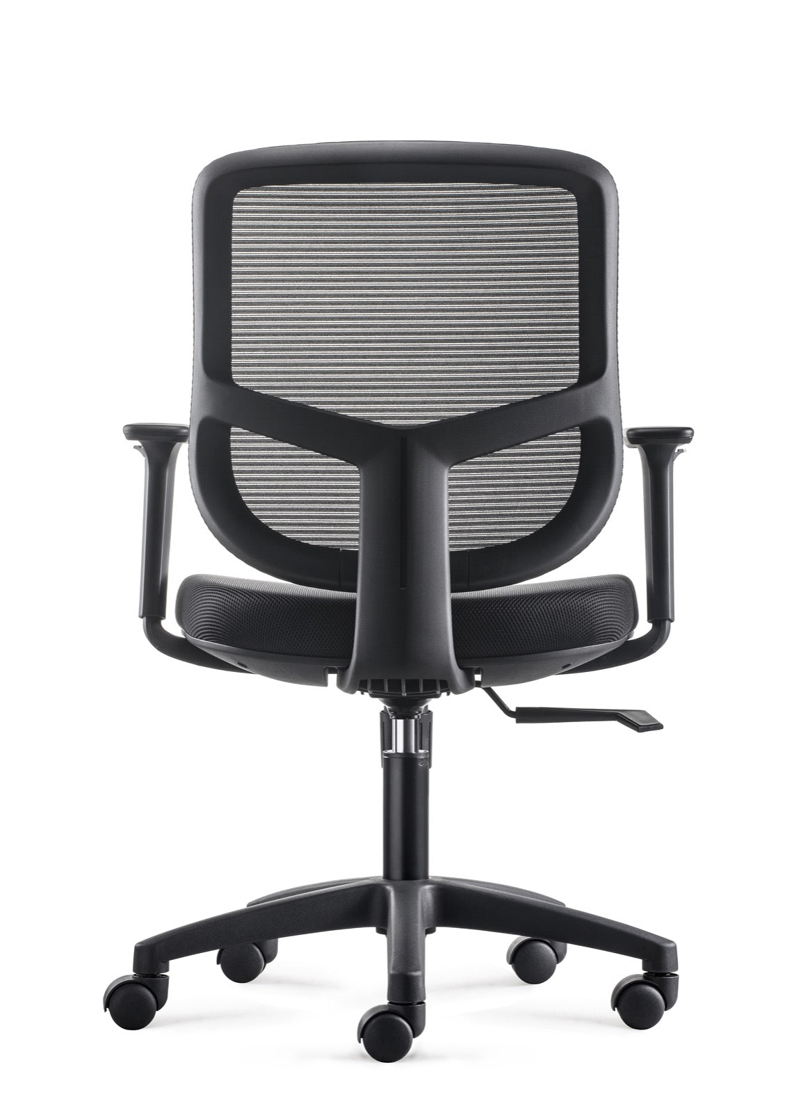 Bens 856-Eco-1 Chaise de bureau ergonomique - Jusqu'à 130 kg -56 x 61 x 102 cm - Noir
