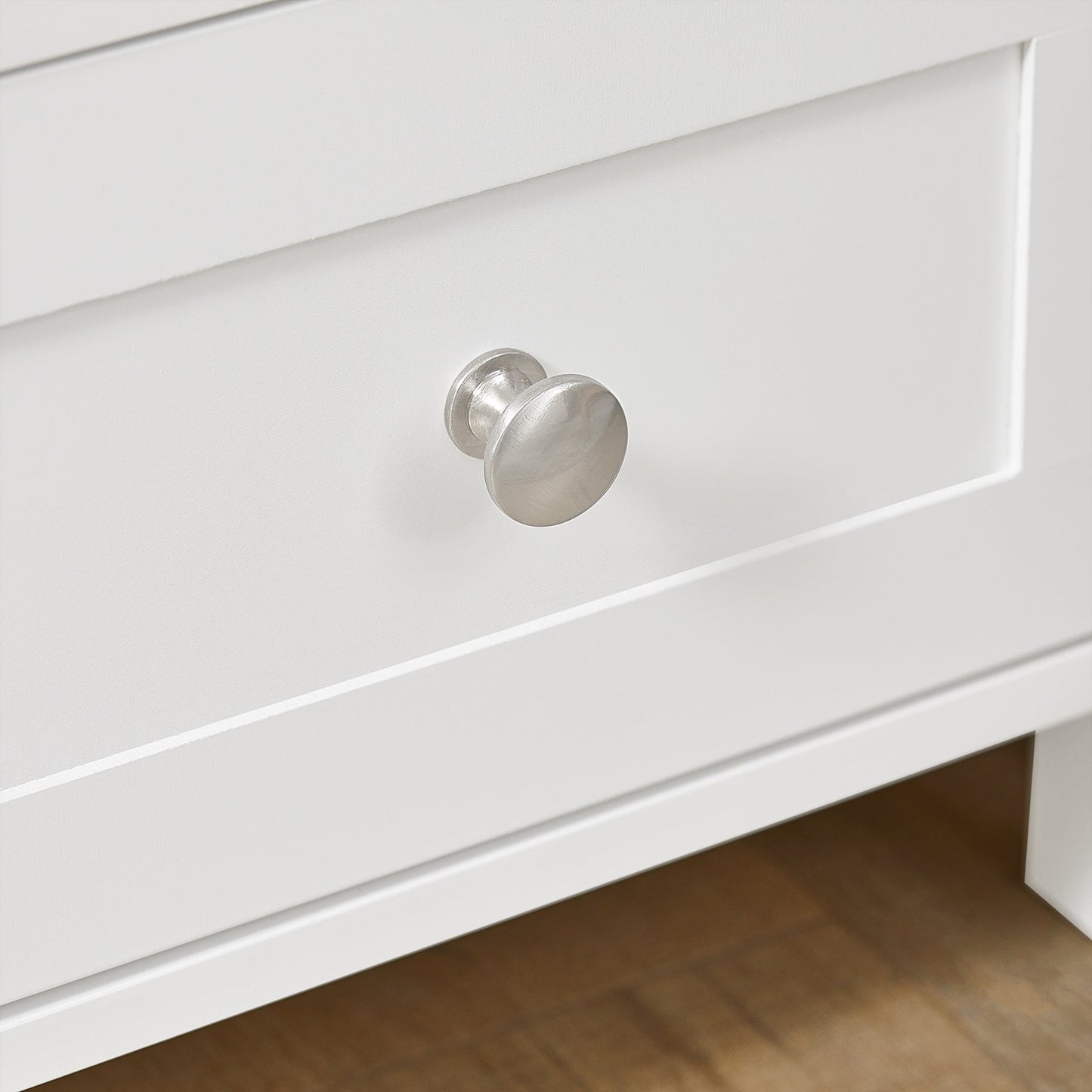SoBuy Meuble haut latéral - Meuble de rangement de bureau - Max. 45KG - 30 x 28 x 74 cm - Blanc