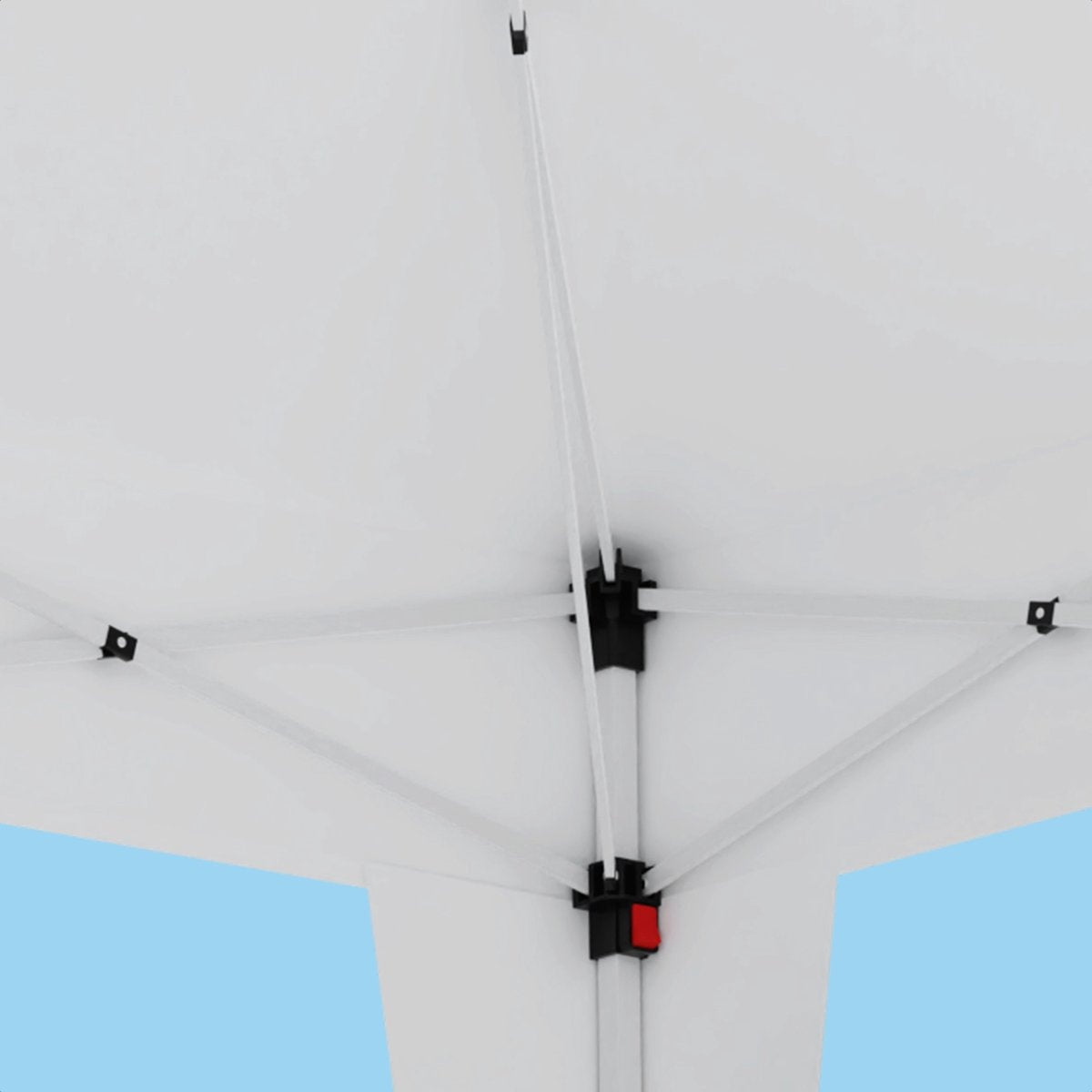 Tonnelle de jardin - LifeGoods - 3x3 m - Pliable - Imperméable - Avec sac de transport - Blanc