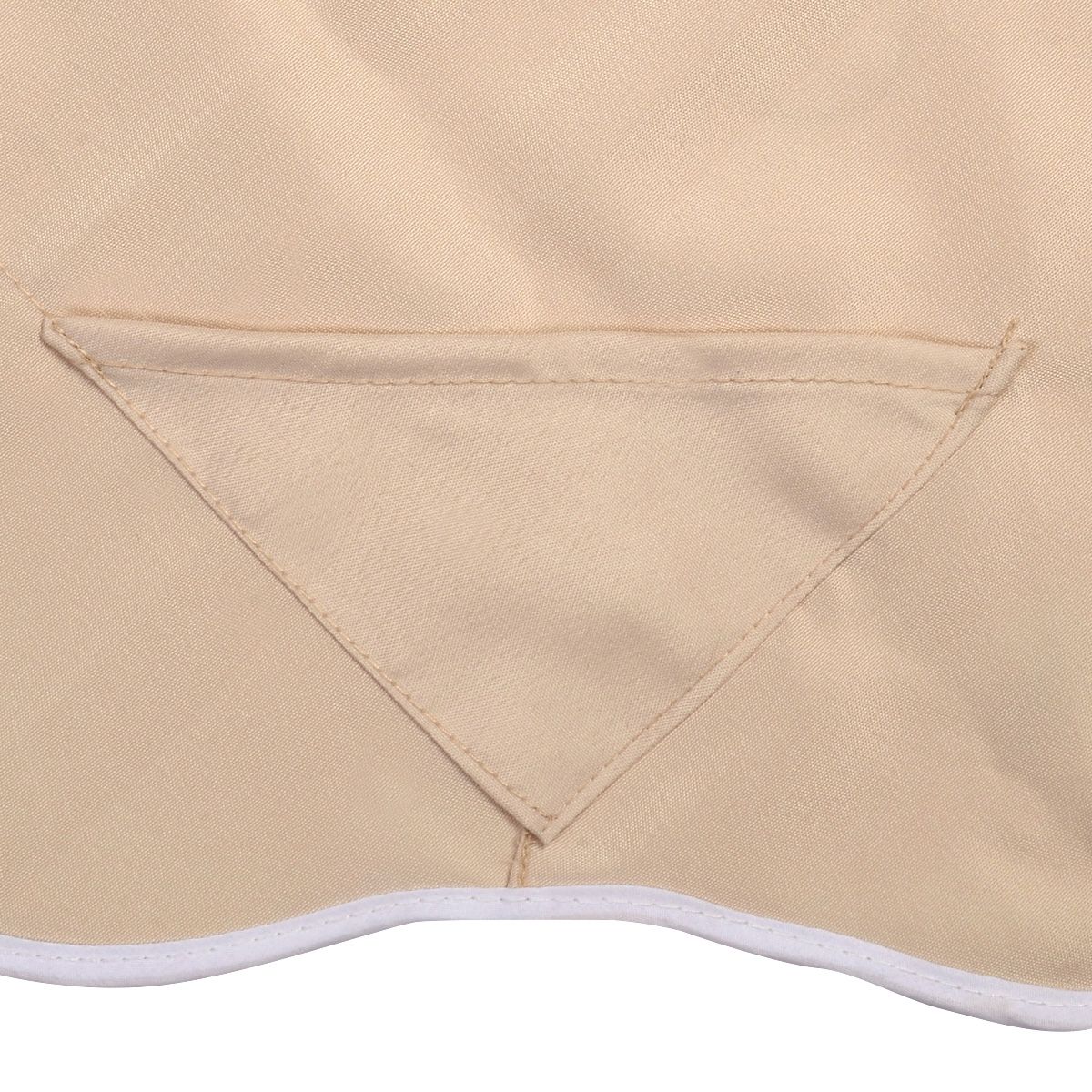 Coast Swing Canopy Replacement Cloth 191x132 cm Beige - Toit en polyester imperméable pour balançoire de jardin
