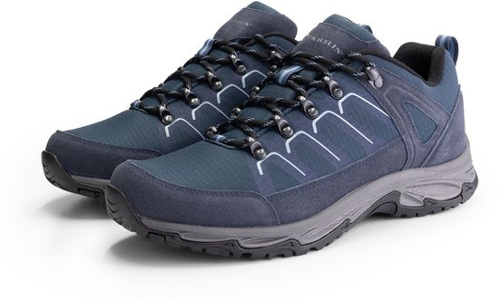 Travelin' Lokken pour homme - Chaussures de randonnée basses - Imperméables - Bleu