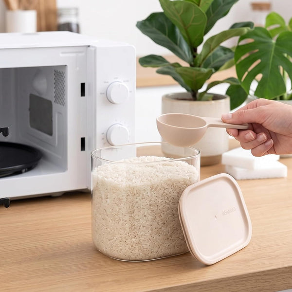 Boîte de conservation Brabantia avec cuillère doseuse - 1,3 litre - 12,3 x 15,4 x 10,6 cm