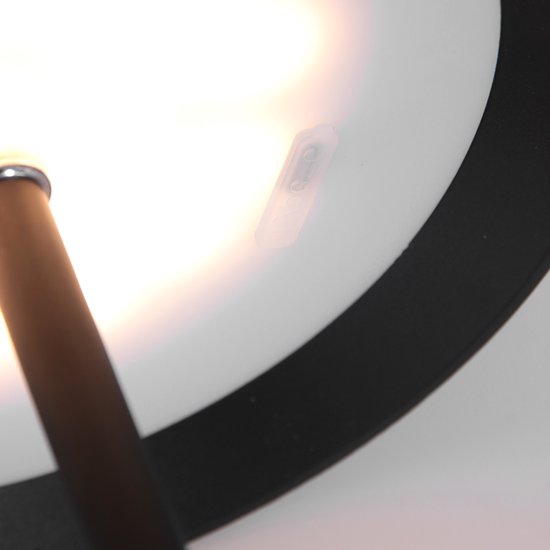 Steinhauer lampe à poser Ancilla - noir - métal - 15 cm - module LED intégré - 3353ZW