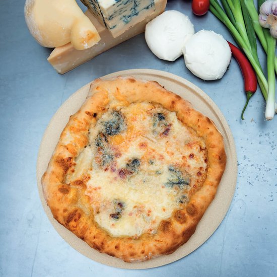 Boska Pizza Stone Deluxe - pour four et BBQ - Pizza croustillante - Ø 29,5 cm - Accessoires BBQ