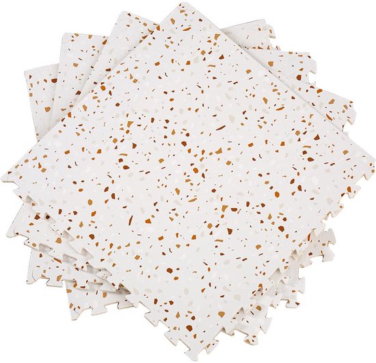 NilaFee™ - Tapis de jeu - Mousse - Bébé - Tapis d'éveil - Tapis de rampage - 180 x 120 x 1,5 cm - Tapis puzzle - Sac de rangement - Classic Sable