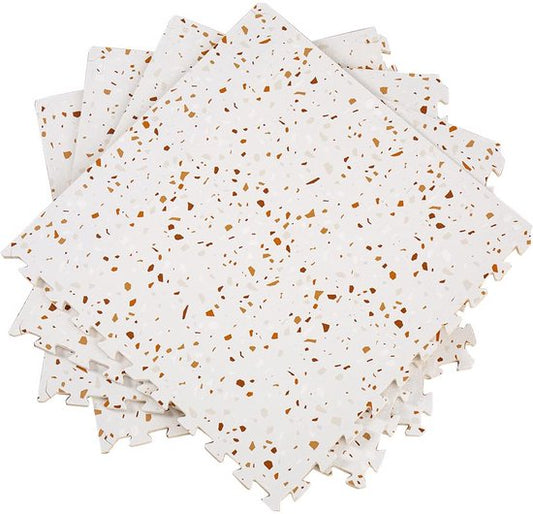 NilaFee™ - Tapis de jeu - Mousse - Bébé - Tapis d'éveil - Tapis de rampage - 180 x 120 x 1,5 cm - Tapis puzzle - Sac de rangement - Classic Sable