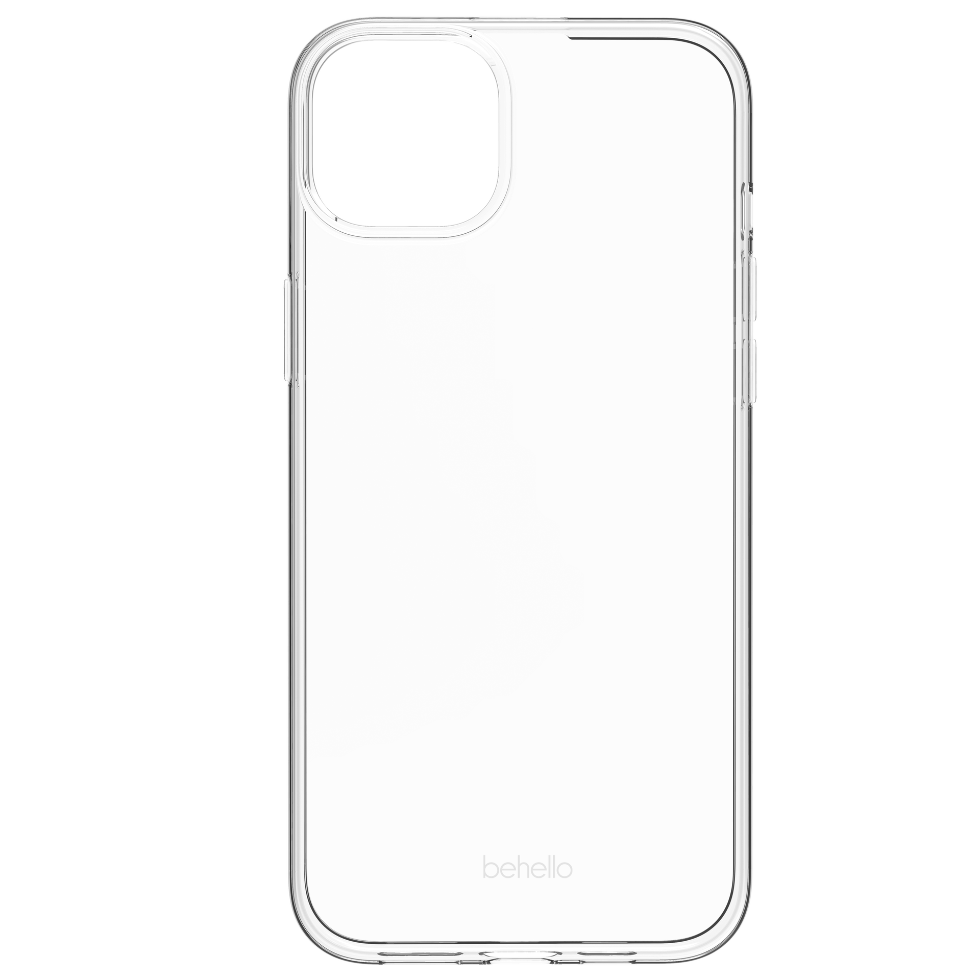 BeHello Phone case iPhone 15 Plus Thin Gel Case - Transparent