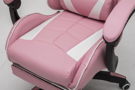Chaise de jeu VDD avec repose-pieds - Rose