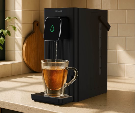 Tomado TWD2502B - Distributeur d'eau chaude - Bouilloire instantanée - Réservoir d'eau amovible - Capacité de 2,5 litres - Filtre à eau inclus