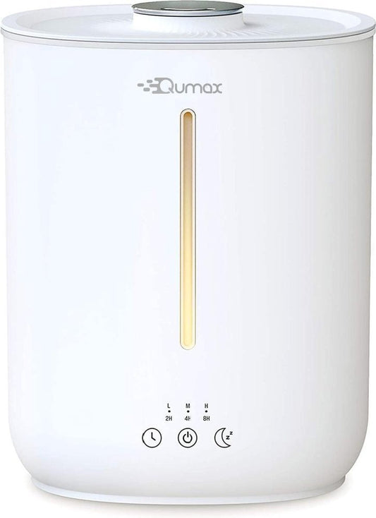 Qumax Humidificateur avec Aromathérapie - Humidificateur - Nébulisateur - Différents niveaux - Design silencieux - 2.8L