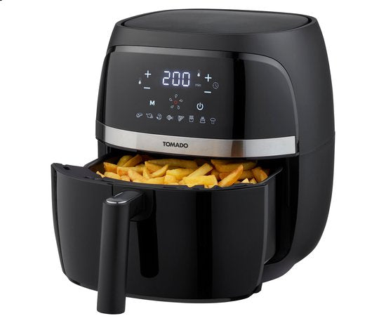 Tomado TAF3202B - Friteuse - Friteuse à air chaud - Capacité 3,2 litres - Affichage digital - 500g de frites - Sans PFAS - Best Buy - Aug & Nov 2024