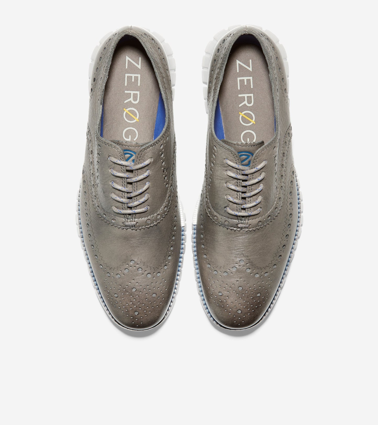 Cole Haan Zerogrand Wingtip Oxford Shoes - Charcoal Grey - Size 41