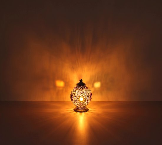 Globo lampe à poser Gelasius - argent - métal - 27 cm - douille E27 - 15658T