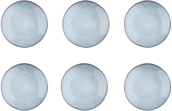 assiette CLOUD Ø21,5cm - 6 pièces - Gris orage