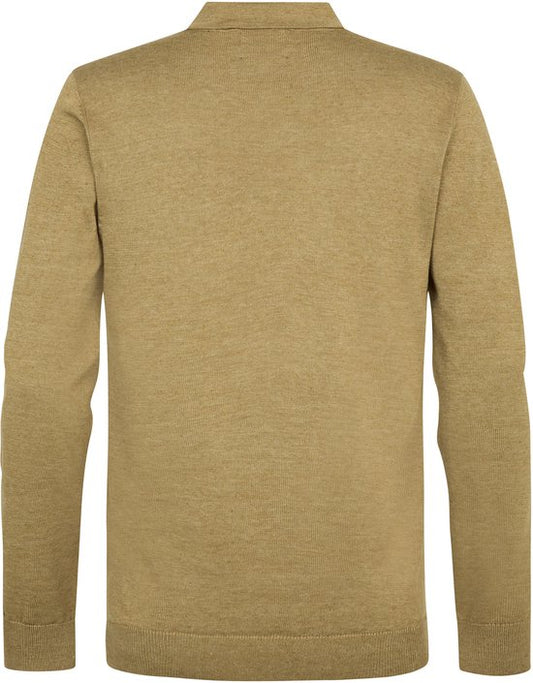 PETROL INDUSTRIES - Polo en maille pour homme - M-3050-KWC204 - 7146 Beige