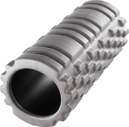 TecTake - Yoga massage roller foam roller gris -402845