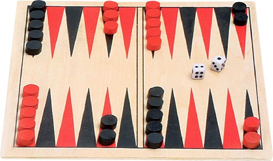 Boîte de jeu en bois 4 en 1