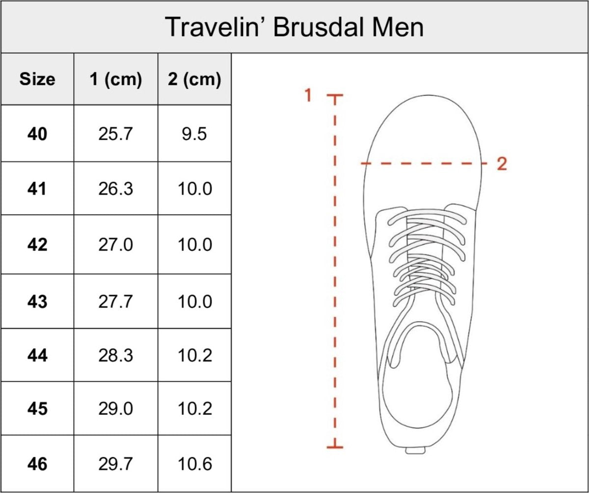 Travelin' Brusdal - Sandales d'extérieur pour hommes - Légères - Sandales d'extérieur - Marron foncé - Taille 43