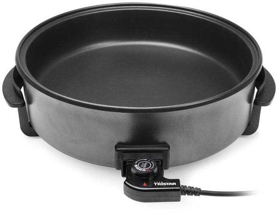 Poêle électrique Tristar 1 500 W - PZ-9145 - Ø 40 cm avec couvercle - Température maximale 250 °C