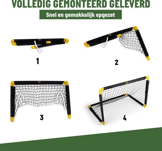 But de football Umbro - 90 x 59 x 61cm - Noir/Jaune
