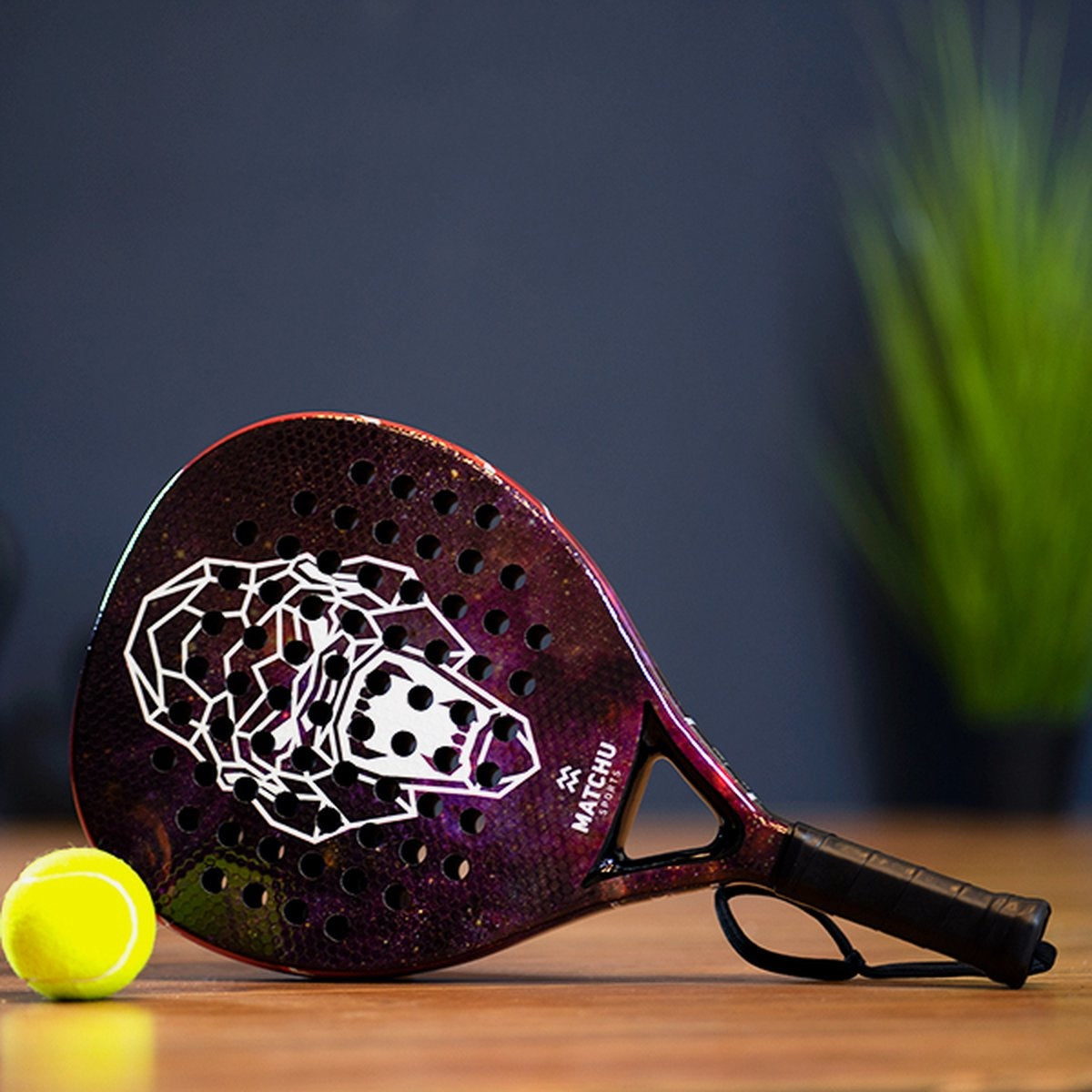 Matchu Sports - Padel Racket - Gorilla - Traanvorm - Padel - Met draagtas - 3K Carbon - Inclusief padel tas