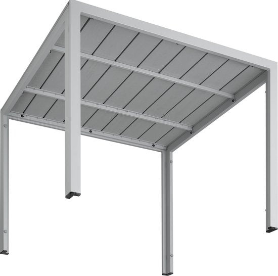 tectake® - Table de jardin Maren - Carré 90x90x74,5cm - gris - 402955