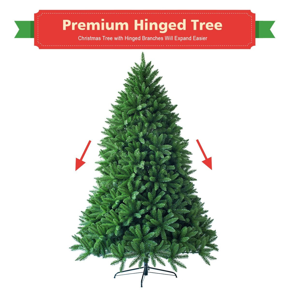 Coast 180 cm Arbre de Noël Arbre de Noël PVC Aiguilles Art Tree Green