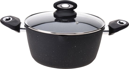 Excellent Houseware Casserole avec couvercle 24 cm aluminium forgé