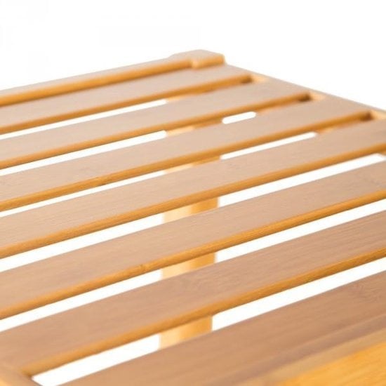 tectake - Etagère de salle de bain en bois avec 5 étagères en bambou 401646