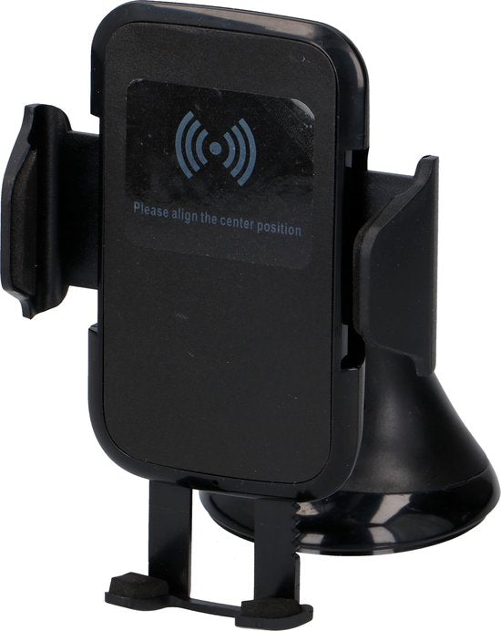 Support de téléphone All Ride - Chargement sans fil - Universel - 5W - 5V/1A - Noir