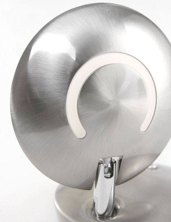 Steinhauer Zenith LED - Applique moderne - Acier - H:12cm - Ø:12cm - Universelle - Pour l'intérieur - Métal - Appliques - Chambre à coucher - Salon