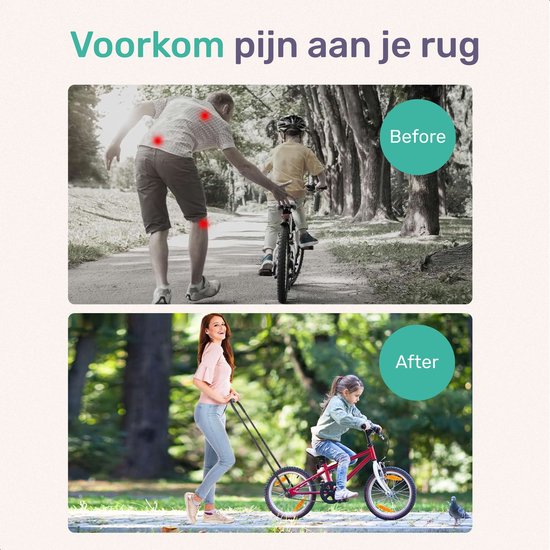 Barre de poussée pour vélo d'enfant - Universelle - Noire - Guidon de vélo - Convient pour vélo d'équilibre, tricycle et vélo d'enfant