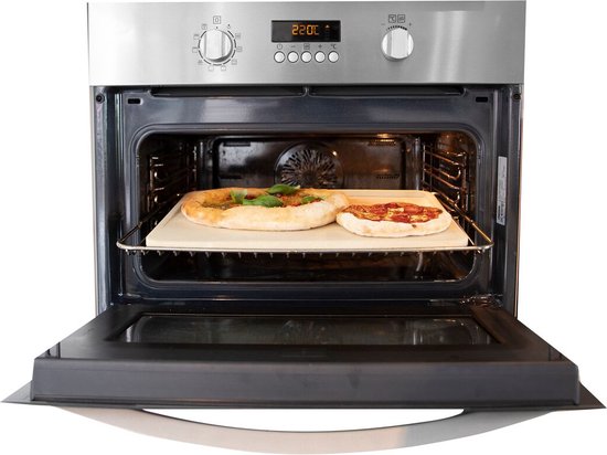 Boska Pizza Stone Deluxe Rectangle - Pour le four - Pizza croustillante - 40x32 cm - Accessoires BBQ