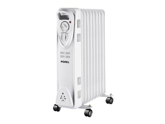 Radiateur à huile Perel - 2000 W - 9 côtes