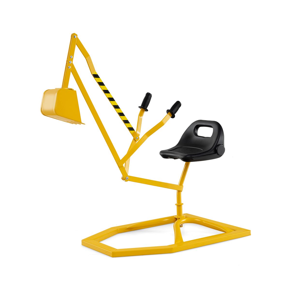 Pelleteuse Coast pour enfants - pivotante à 360° - pelleteuse en métal - jaune