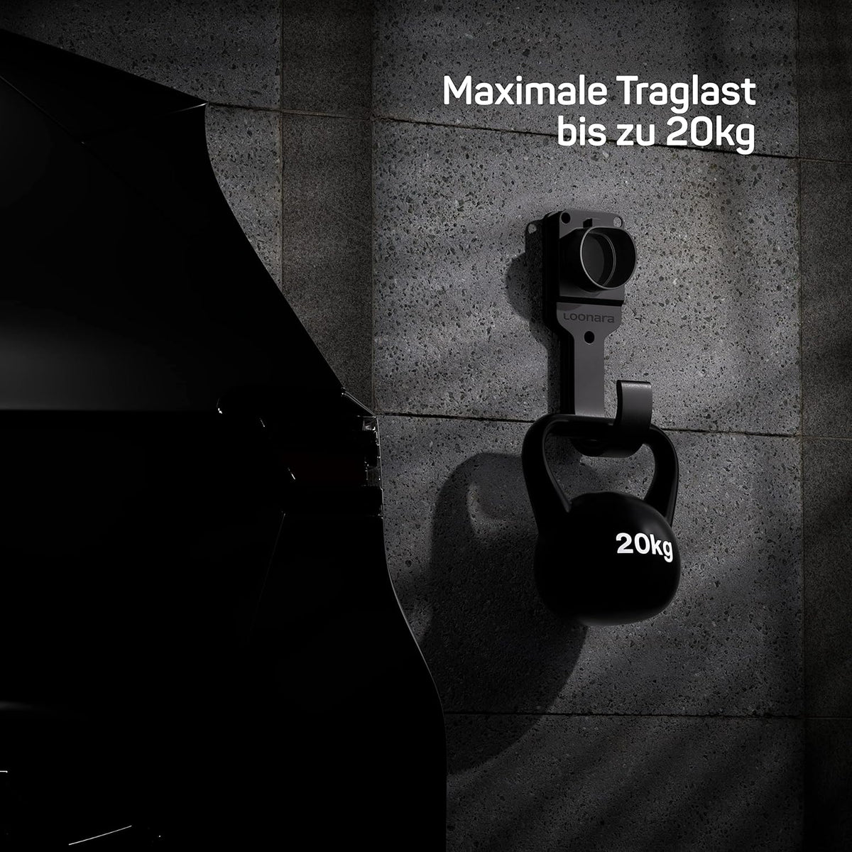 loonara Support de câble pour chargeurs de voiture électrique - Type 2 - Avec support mural