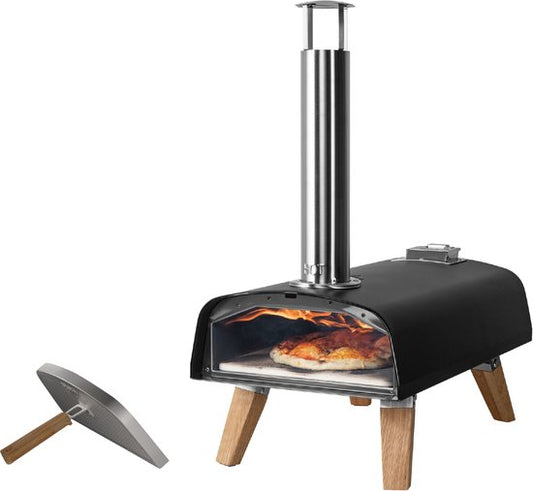 BOSKA Pizza Oven Pro Pellet - Fours à pizza - Four à pizza d'extérieur - Pour pizza et pain - Pierre à pizza incluse